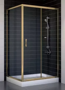 Душевой уголок Vegas Glass ZP+ZPV 100*90 05 01 стекло прозрачное, 100x90