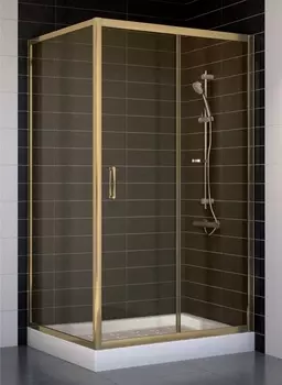 Душевой уголок Vegas Glass ZP+ZPV 100*90 05 05 стекло бронза, 100x90