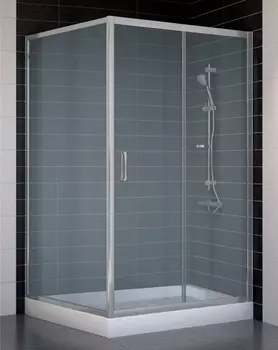 Душевой уголок Vegas Glass ZP+ZPV 110*100 07 10 стекло сатин, 110x100