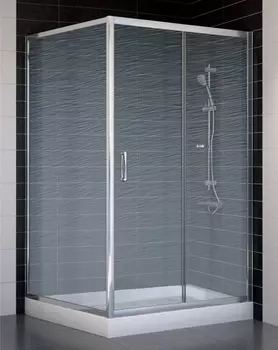 Душевой уголок Vegas Glass ZP+ZPV 110*100 08 02 стекло шиншилла, 110x100