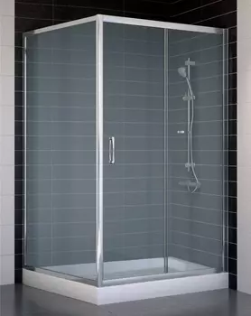 Душевой уголок Vegas Glass ZP+ZPV 110*100 08 10 стекло сатин, 110x100