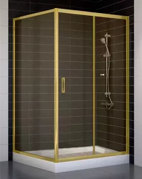 Душевой уголок Vegas Glass ZP+ZPV 110*100 09 05 стекло бронза, 110x100