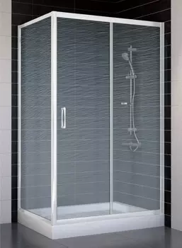 Душевой уголок Vegas Glass ZP+ZPV 110*70 01 02 стекло шиншилла, 110x70