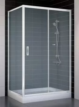 Душевой уголок Vegas Glass ZP+ZPV 110*70 01 10 стекло сатин, 110x70