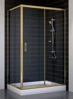Душевой уголок Vegas Glass ZP+ZPV 110*70 05 01 стекло прозрачное, 110x70