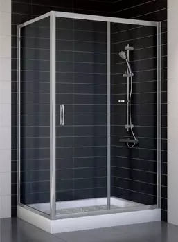 Душевой уголок Vegas Glass ZP+ZPV 110*70 07 01 стекло прозрачное, 110x70