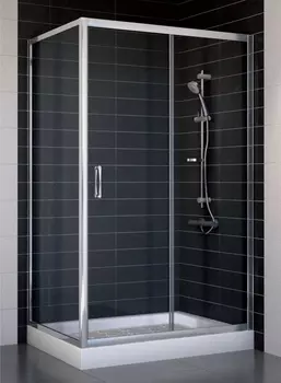 Душевой уголок Vegas Glass ZP+ZPV 110*70 08 01 стекло прозрачное, 110x70