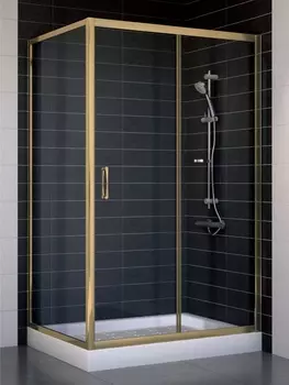 Душевой уголок Vegas Glass ZP+ZPV 110*80 05 01 стекло прозрачное, 110x80