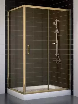 Душевой уголок Vegas Glass ZP+ZPV 110*80 05 05 стекло бронза, 110x80