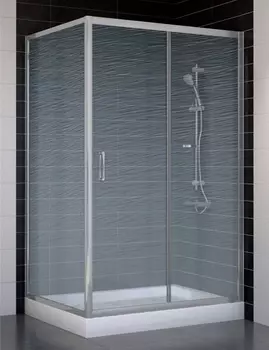 Душевой уголок Vegas Glass ZP+ZPV 110*90 07 02 стекло шиншилла, 110x90