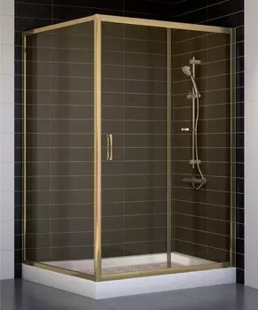 Душевой уголок Vegas Glass ZP+ZPV 120*100 05 05 стекло бронза, 120x100