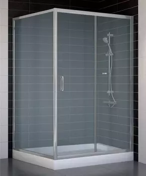 Душевой уголок Vegas Glass ZP+ZPV 120*100 07 10 стекло сатин, 120x100