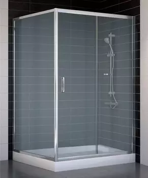 Душевой уголок Vegas Glass ZP+ZPV 120*100 08 10 стекло сатин, 120x100