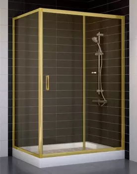 Душевой уголок Vegas Glass ZP+ZPV 120*80 09 05 стекло бронза, 120x80