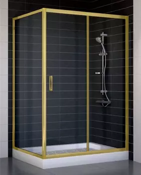 Душевой уголок Vegas Glass ZP+ZPV 120*90 09 01 стекло прозрачное, 120x90