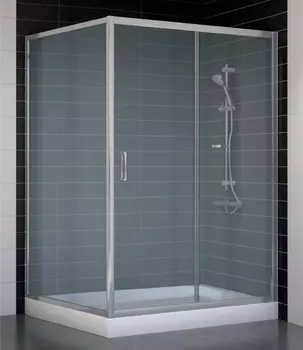 Душевой уголок Vegas Glass ZP+ZPV 130*100 07 10 стекло сатин, 130x100