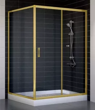 Душевой уголок Vegas Glass ZP+ZPV 130*100 09 01 стекло прозрачное, 130x100