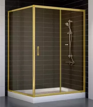Душевой уголок Vegas Glass ZP+ZPV 130*100 09 05 стекло бронза, 130x100