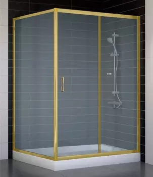 Душевой уголок Vegas Glass ZP+ZPV 130*100 09 10 стекло сатин, 130x100