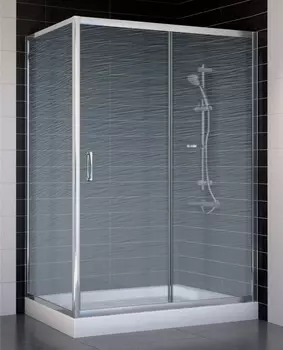 Душевой уголок Vegas Glass ZP+ZPV 130*70 08 02 стекло шиншилла, 130x70