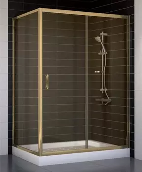 Душевой уголок Vegas Glass ZP+ZPV 130*80 05 05 стекло бронза, 130x80