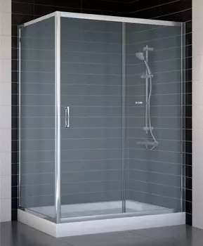 Душевой уголок Vegas Glass ZP+ZPV 130*80 08 10 стекло сатин, 130x80