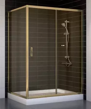 Душевой уголок Vegas Glass ZP+ZPV 130*90 05 05 стекло бронза, 130x90