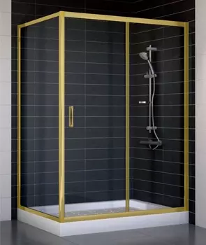Душевой уголок Vegas Glass ZP+ZPV 130*90 09 01 стекло прозрачное, 130x90