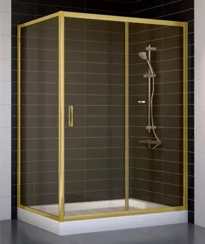Душевой уголок Vegas Glass ZP+ZPV 130*90 09 05 стекло бронза, 130x90