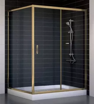 Душевой уголок Vegas Glass ZP+ZPV 140*100 05 01 стекло прозрачное, 140x100