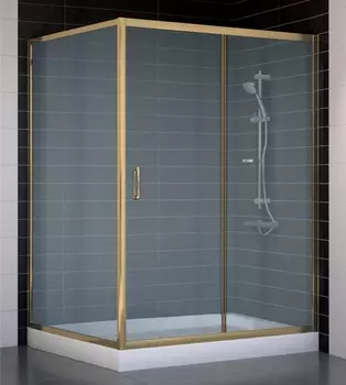 Душевой уголок Vegas Glass ZP+ZPV 140*100 05 10 стекло сатин, 140x100