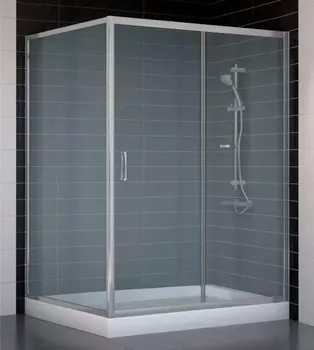 Душевой уголок Vegas Glass ZP+ZPV 140*100 07 10 стекло сатин, 140x100