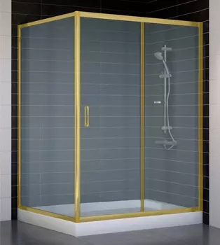 Душевой уголок Vegas Glass ZP+ZPV 140*100 09 10 стекло сатин, 140x100