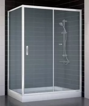 Душевой уголок Vegas Glass ZP+ZPV 140*70 01 10 стекло сатин, 140x70