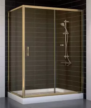 Душевой уголок Vegas Glass ZP+ZPV 140*70 05 05 стекло бронза, 140x70