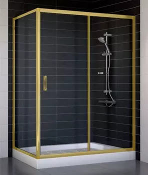 Душевой уголок Vegas Glass ZP+ZPV 140*70 09 01 стекло прозрачное, 140x70