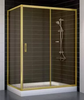 Душевой уголок Vegas Glass ZP+ZPV 140*70 09 05 стекло бронза, 140x70