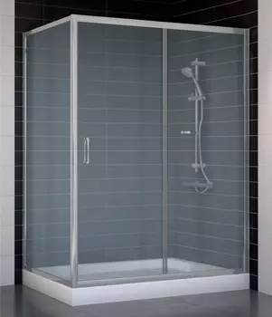 Душевой уголок Vegas Glass ZP+ZPV 140*80 07 10 стекло сатин, 140x80