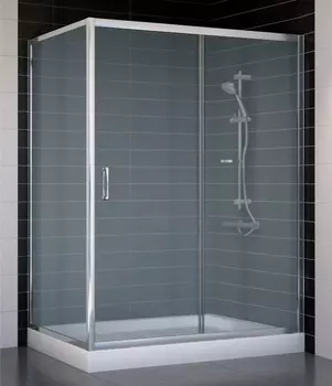 Душевой уголок Vegas Glass ZP+ZPV 140*80 08 10 стекло сатин, 140x80