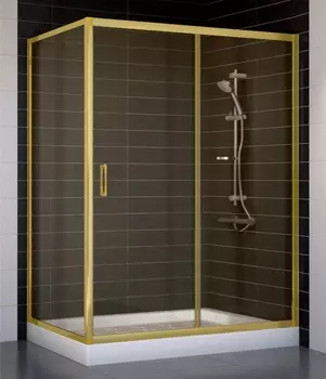 Душевой уголок Vegas Glass ZP+ZPV 140*80 09 05 стекло бронза, 140x80