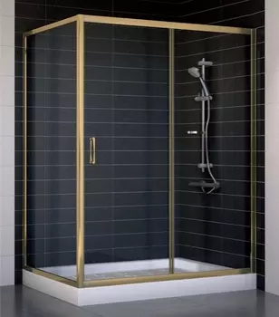 Душевой уголок Vegas Glass ZP+ZPV 140*90 05 01 стекло прозрачное, 140x90