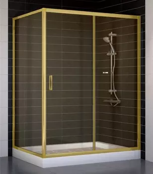 Душевой уголок Vegas Glass ZP+ZPV 140*90 09 05 стекло бронза, 140x90