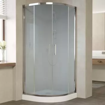 Душевой уголок Vegas Glass ZS 0090 08 10 профиль глянцевый хром, стекло сатин ZS 90 08 10