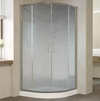Душевой уголок Vegas Glass ZS 110 07 02 профиль матовый хром, стекло шиншилла