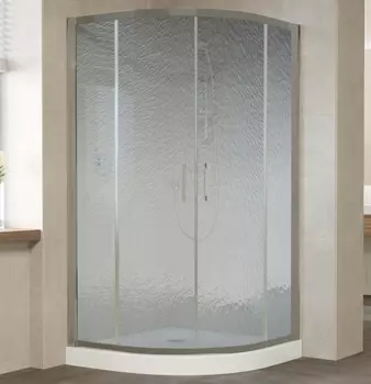 Душевой уголок Vegas Glass ZS 120 07 02 профиль матовый хром, стекло шиншилла