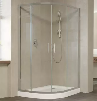 Душевой уголок Vegas Glass ZS-F 120*90 07 01 профиль матовый хром, стекло прозрачное