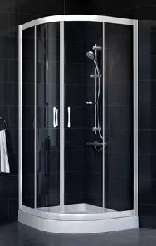 Душевой уголок Vegas Glass ZS-F 80*110 01 01 стекло прозрачное, 80х110 ZS-F 110*80 01 01