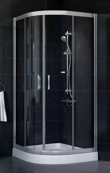 Душевой уголок Vegas Glass ZS-F 80*110 07 01 стекло прозрачное, 80х110 ZS-F 110*80 07 01