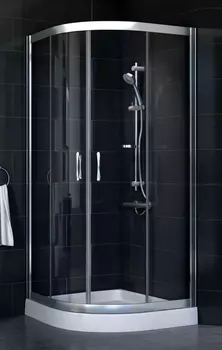 Душевой уголок Vegas Glass ZS-F 80*110 08 01 стекло прозрачное, 80х110 ZS-F 110*80 08 01