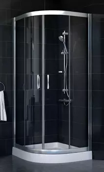 Душевой уголок Vegas Glass ZS-F 80*90 08 01 стекло прозрачное, 80х90 ZS-F 90*80 08 01